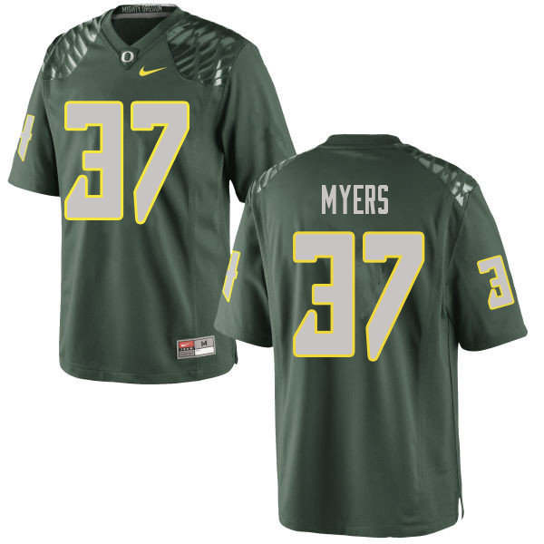 Men #37 Dexter Myers Oregn Ducks College Football Jerseys Sale-Green